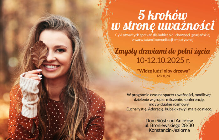 „5 kroków w stronę uważności” – Zmysły drzwiami do pełni życia