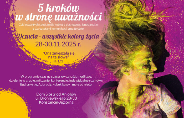 „5 kroków w stronę uważności” – Uczucia – wszystkie kolory życia